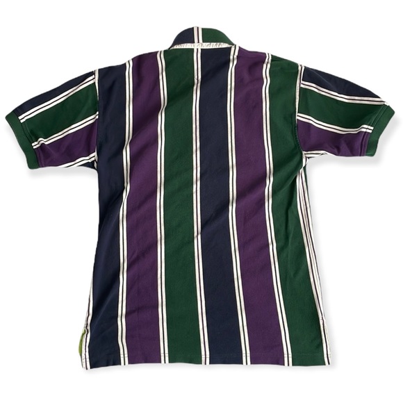 Vintage 90’s Tommy Hilfiger Striped Polo Shirt Men’s M - Picture 2 of 6